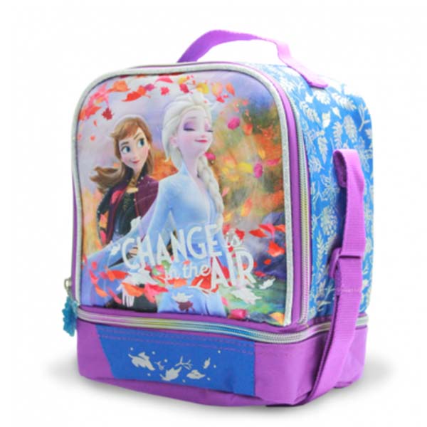 Lonchera escolar de tela con diseño Disney Frozen