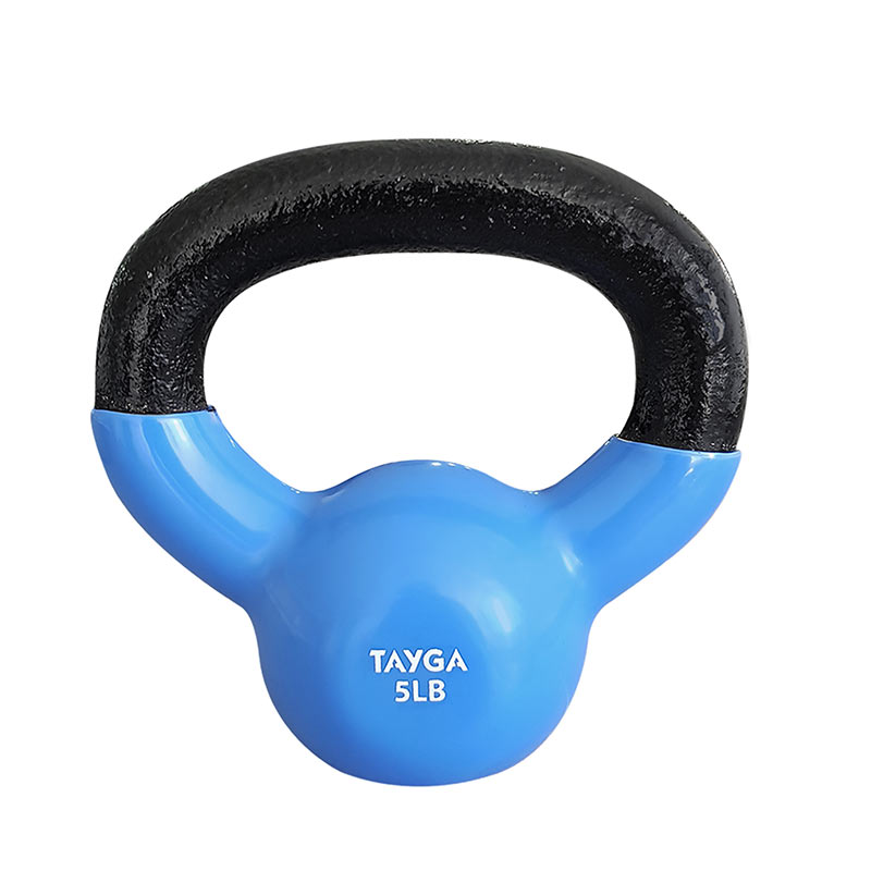 Tayga pesa Rusa fitness kettlebell 5 lb cubierta de vinil