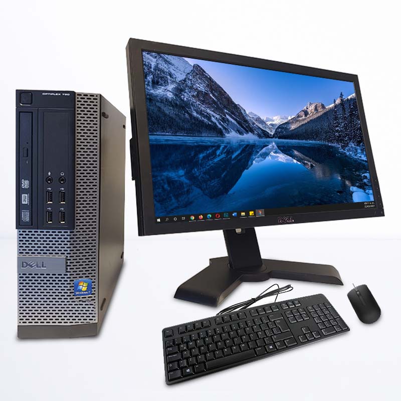 Computadora Dell Optiplex Intel Core i5 8GB RAM 500GB HDD Monitor 22 (Reacondicionado)