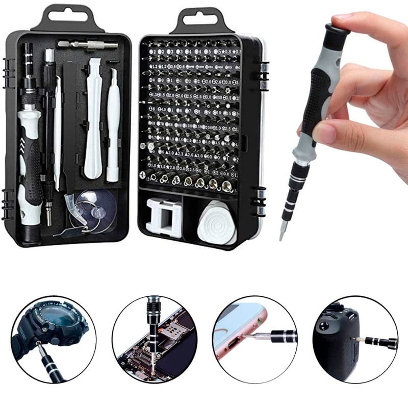 Kit Herramientas Desarmador 116pzas Reparacion Celular iPad