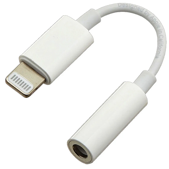 Adaptador Iphone Audifonos Adaptador De Lightning A Jack Mm Para