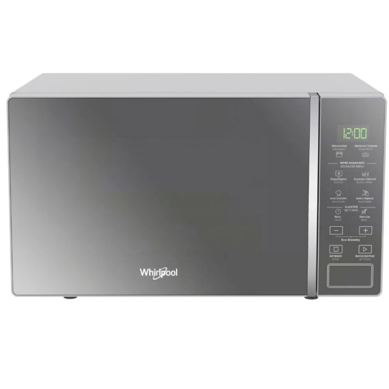 Horno de Microondas Plata de 0.7P WHIRLPOOL WM1807D.