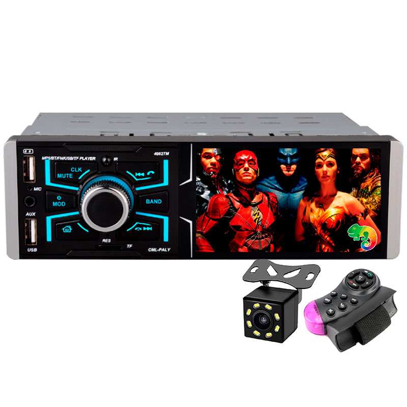 AUTOESTEREO VAK 5871 MP5 LCD 4" MIRRORLINK BLUETOOTH REVERSA .