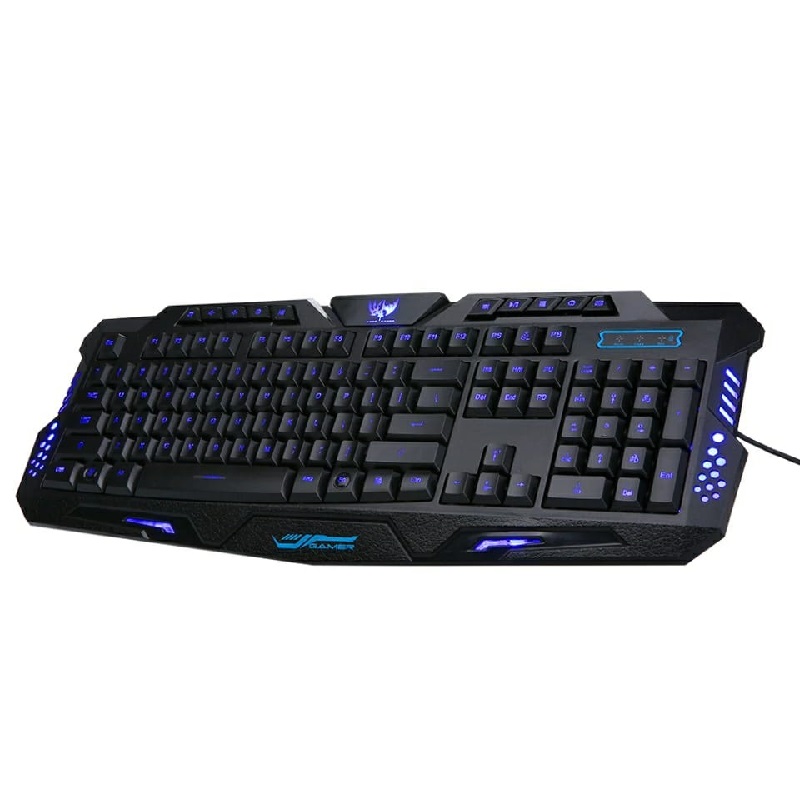 TECLADO GAMER CON LUZ LED