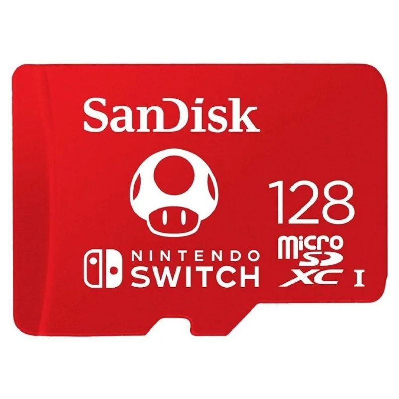 Memoria Micro Sd Sandisk 128gb Nintendo Switch, Original