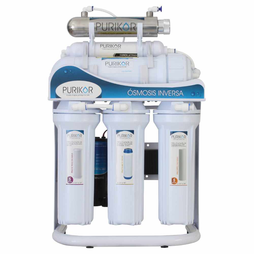 Purificador De Osmosis Inversa purikor 6 Etapas 400 Gpd Uv