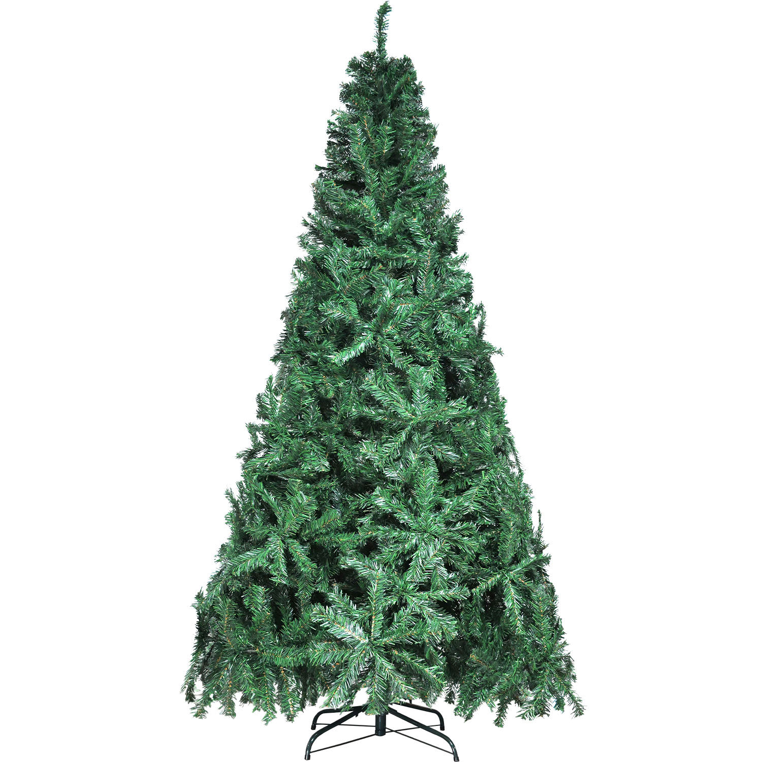 Arbol De Navidad 2.10 m Artificial Frondoso Follaje Pino Verde Apariencia Natural