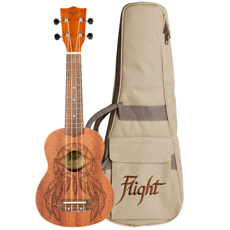 Ukelele Flight Soprano NUS350 DC Funda Incluida