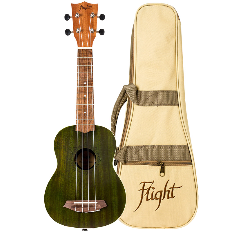 Ukelele Flight Nus380 Jade Soprano Funda Incluida