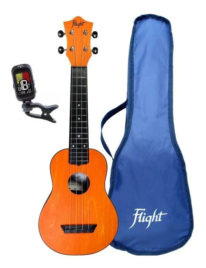 Ukelele Flight Soprano Tus35 Pack Orange