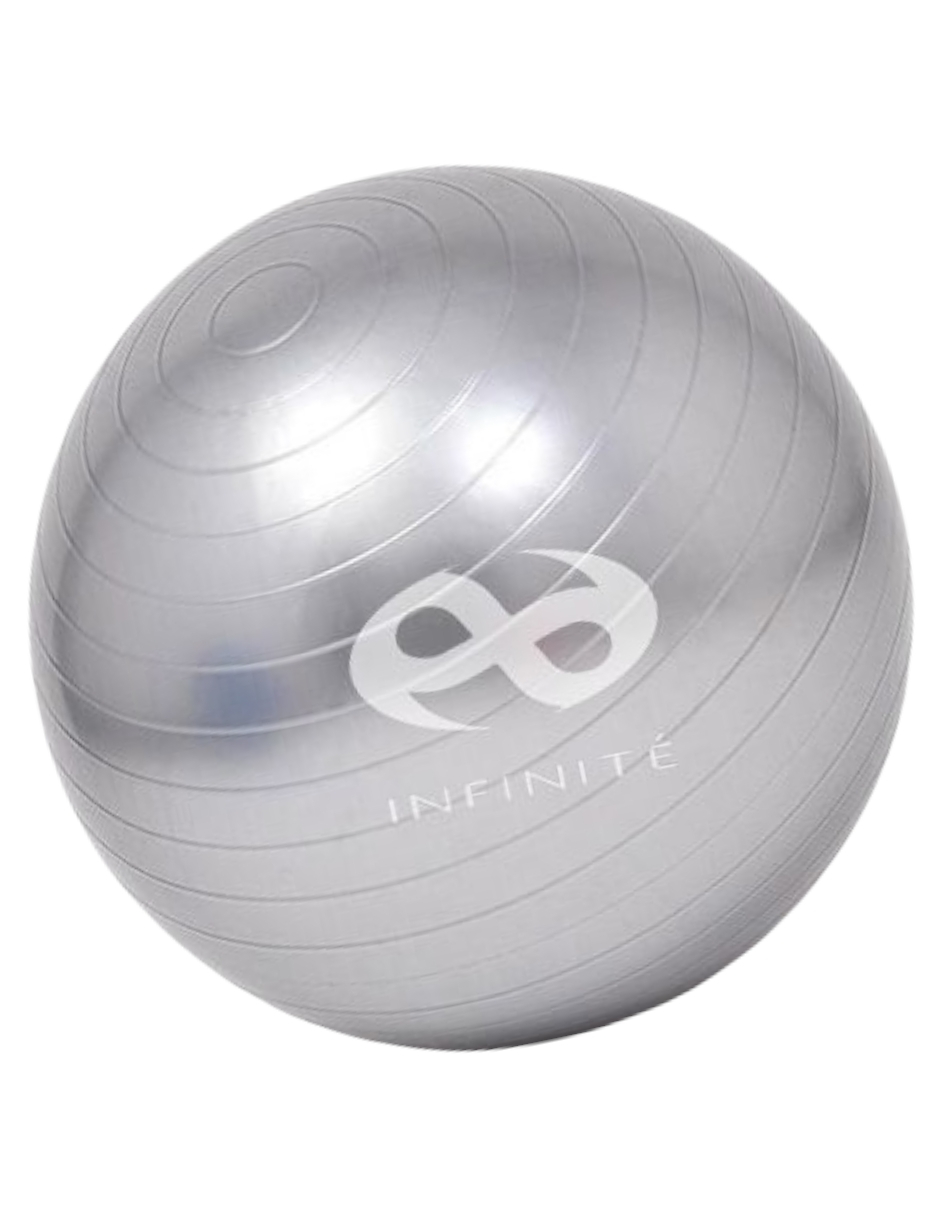 Pelota de Yoga o Pilates INFINITÉ Modelo IF-PY55  color Gris 55cm de diámetro.