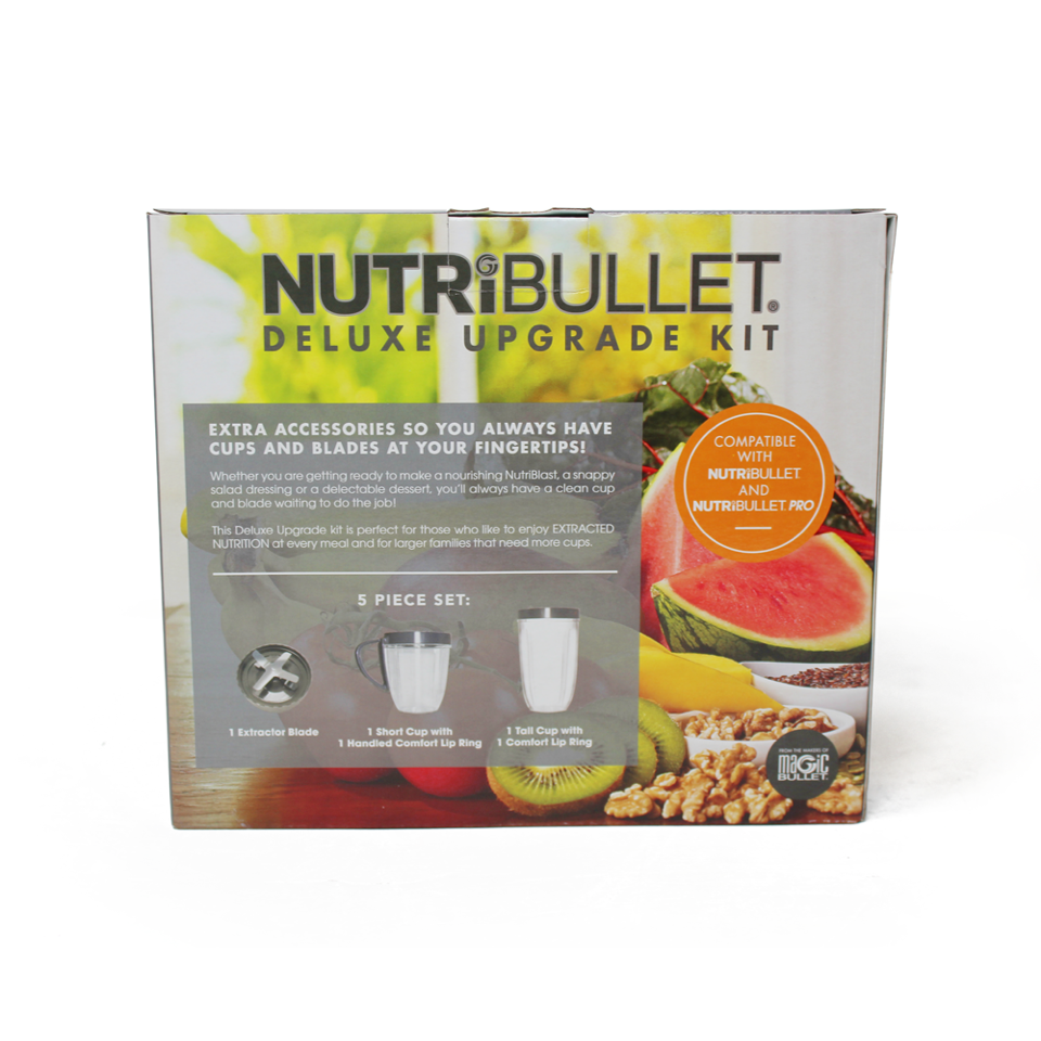 Kit Accesorios Vasos y Aspa para Nutribullet de 600 y 900 Watts