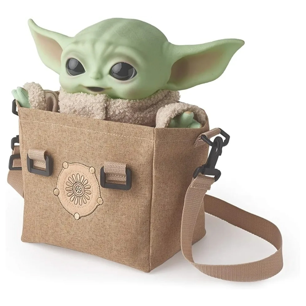 Baby Yoda The Child Grogu The Mandalorian CON Sonido Peluche Y Mochila Articulado.