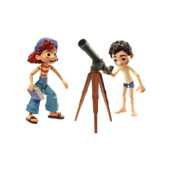Disney Pixar Luca Stargazers Pack Con Luca Y Giulia Telescopio