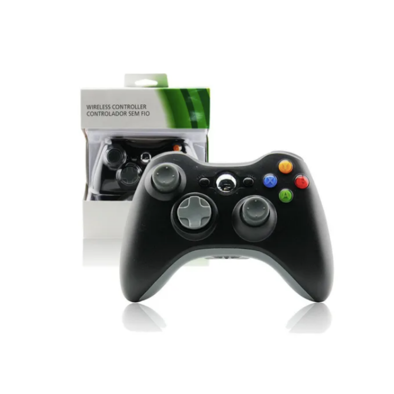 CONTROL PARA XBOX 360 NEGRO INALAMBRICO