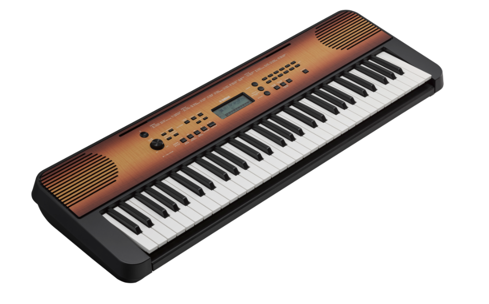 Teclado portatil Yamaha mod. PSR360 color maple con eliminador.