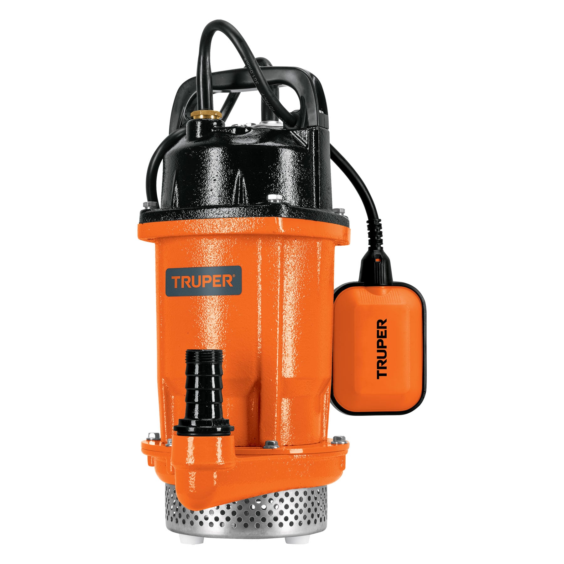 Bomba Sumergible Hierro Fundido Para Cisterna, Albercas, Fuentes 3/4 HP, Flujo 125 L/min, Altura 25 m