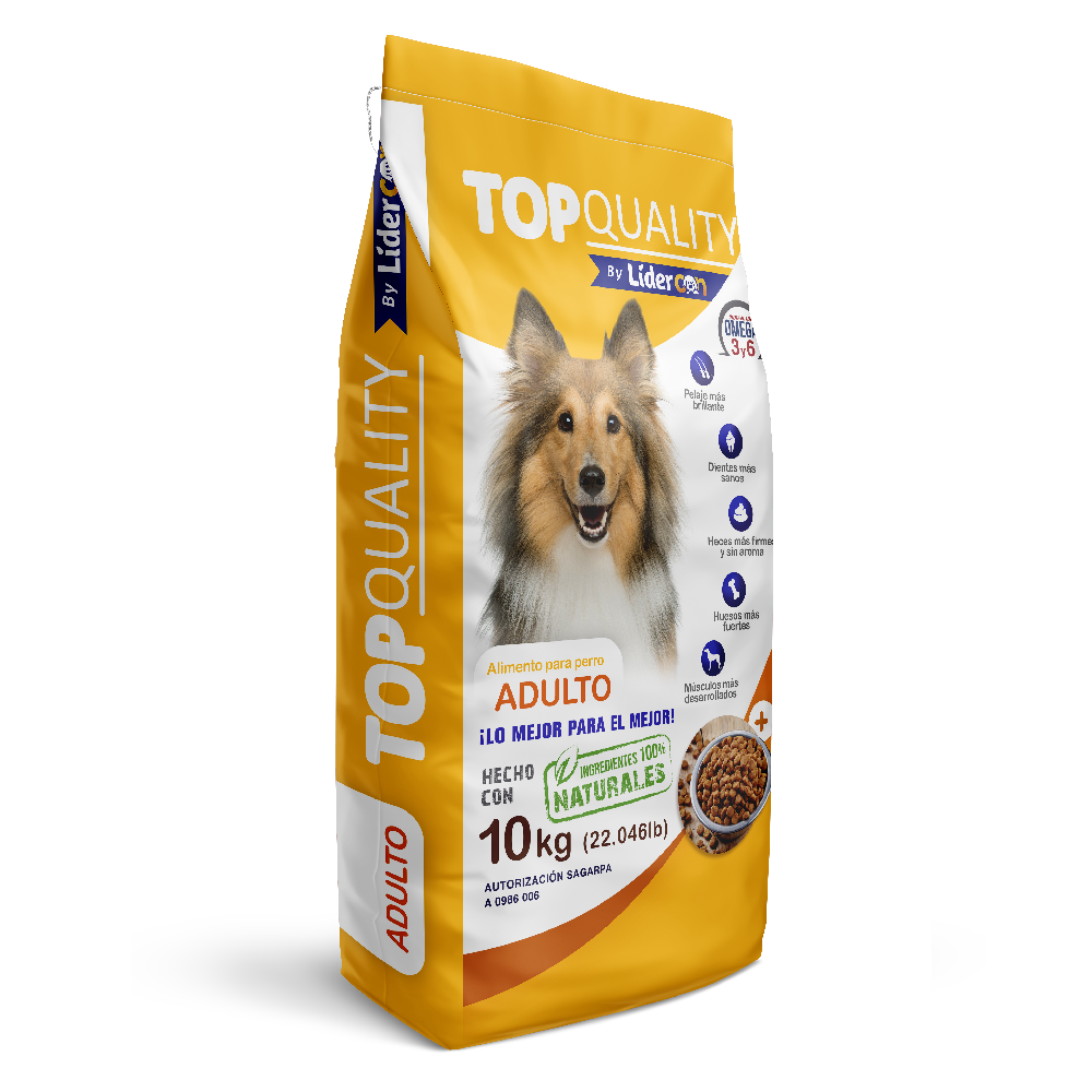 Top Quality Alimento Premium Perros 10 kgs.