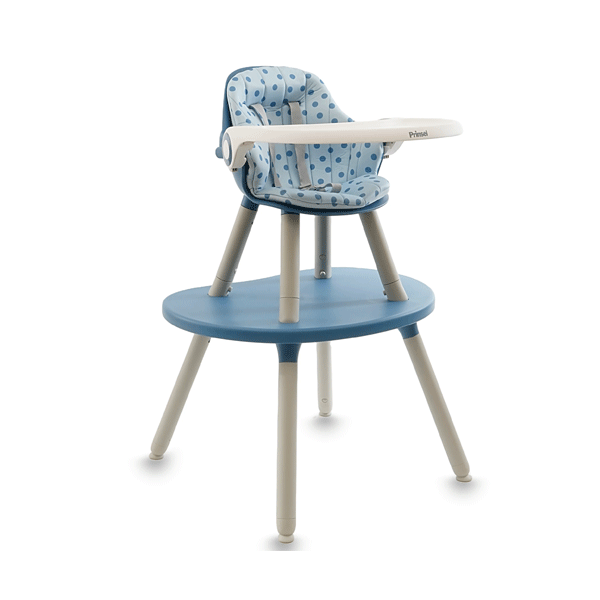 Silla Alta Bistro 3 En 1 Azul Prinsel