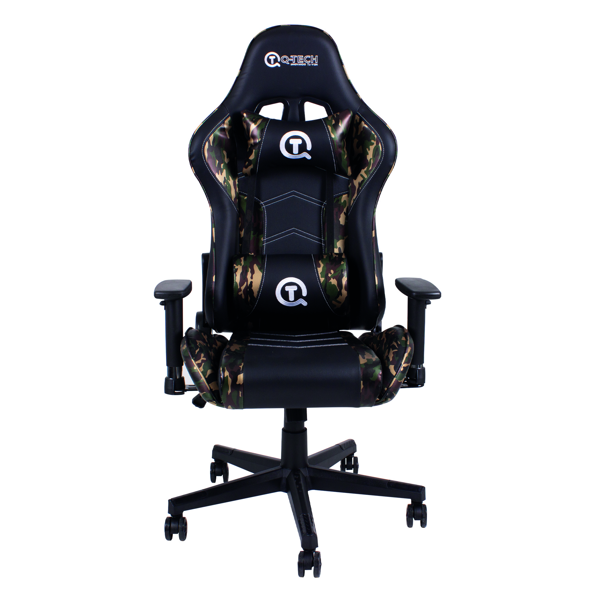 Silla Gamer Ergonómica Reclinable Militar Verde