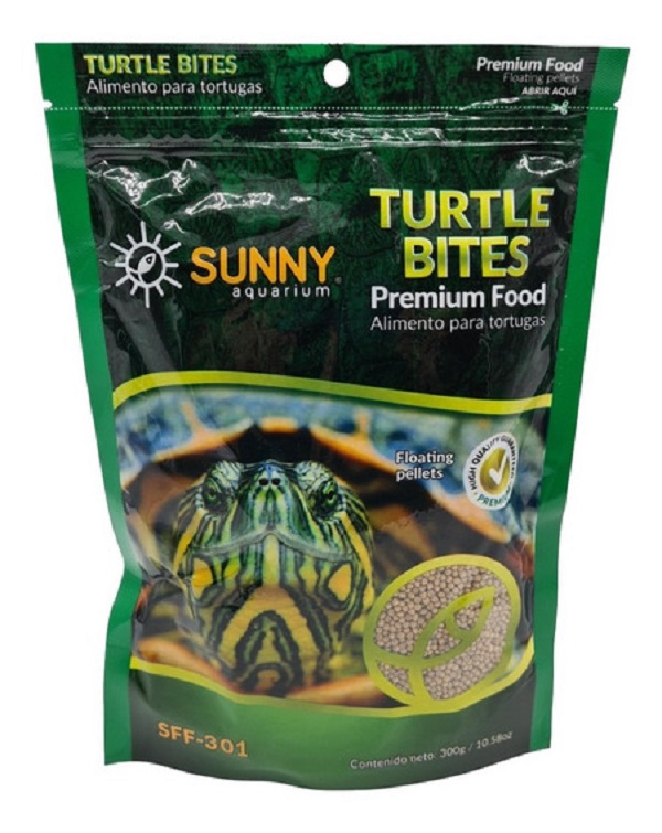 Turtle Bites Alimento para Tortugas 90gr 2pzs - Sunny 