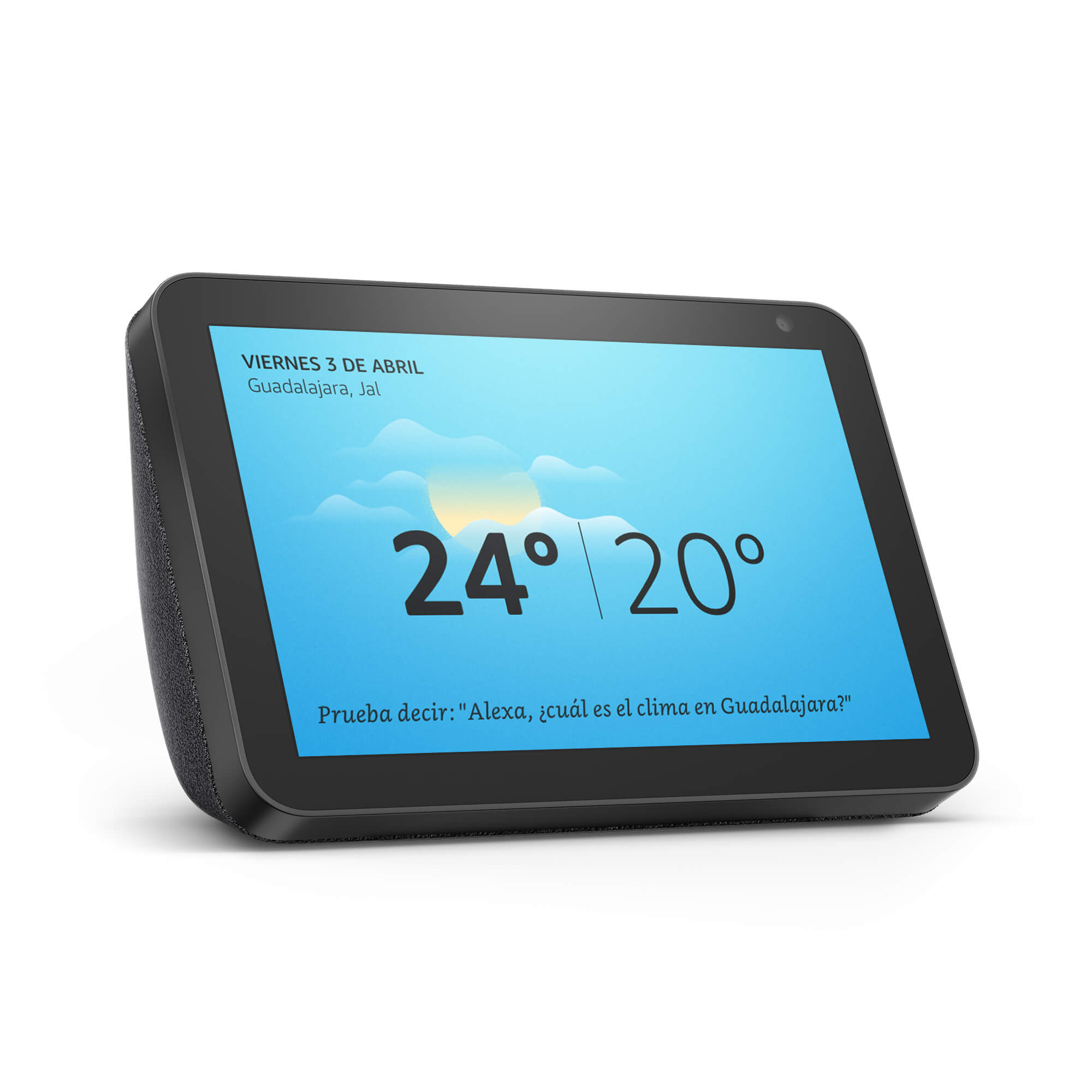 Amazon Echo Show 8 con asistente virtual Alexa, pantalla integrada de 8" - Negro