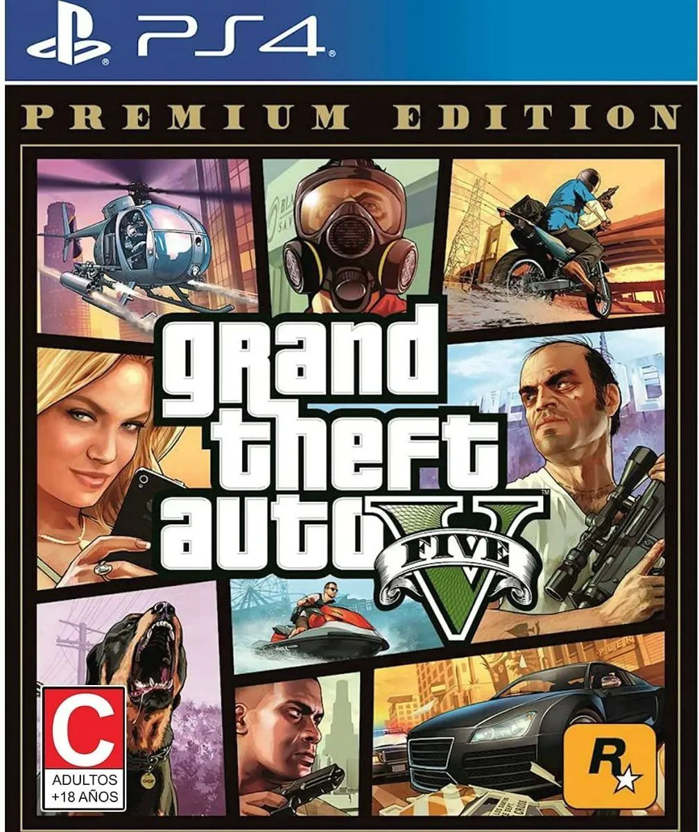 Gta Grand Theft Auto 5 Premium Para Ps4 - Game Center