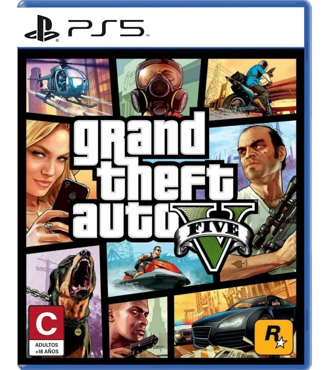 Gta Grand Theft Auto V Ps5 Playstation 5 - Game Center 