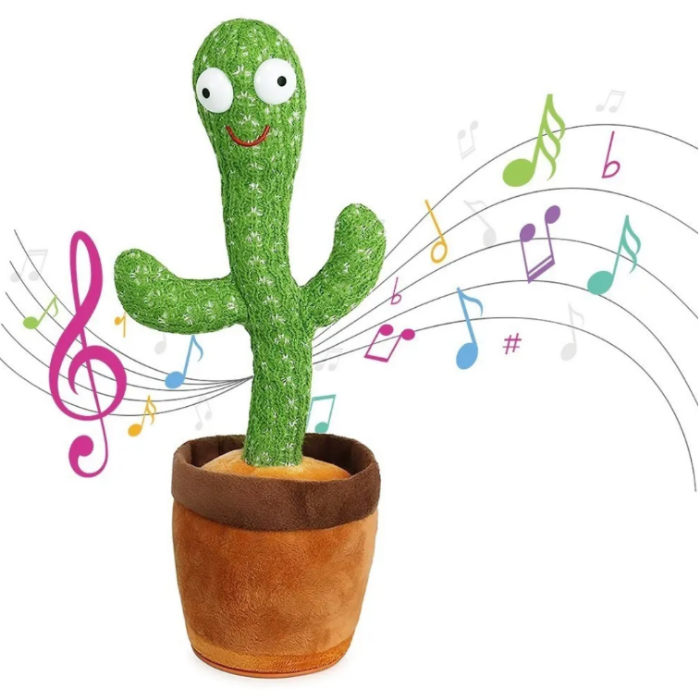 Cactus Peluche Bailarin Canta Graba Educativo Aprendizaje.