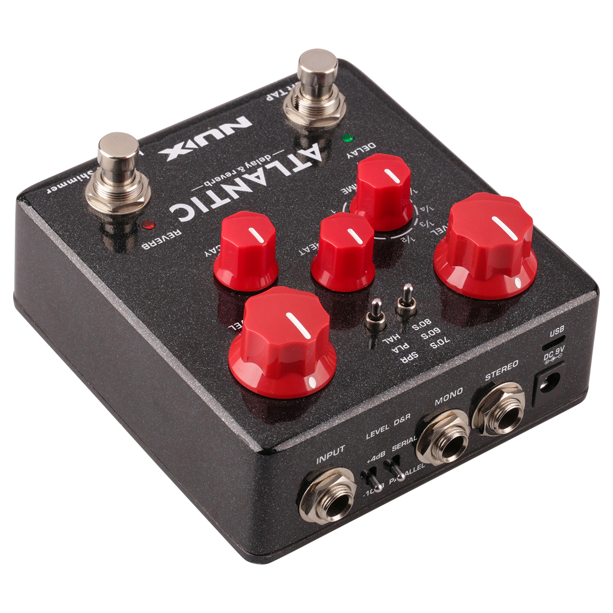 Pedal Nux Para Guitarra NDR-5 ATLANTIC DELAY & REVERB