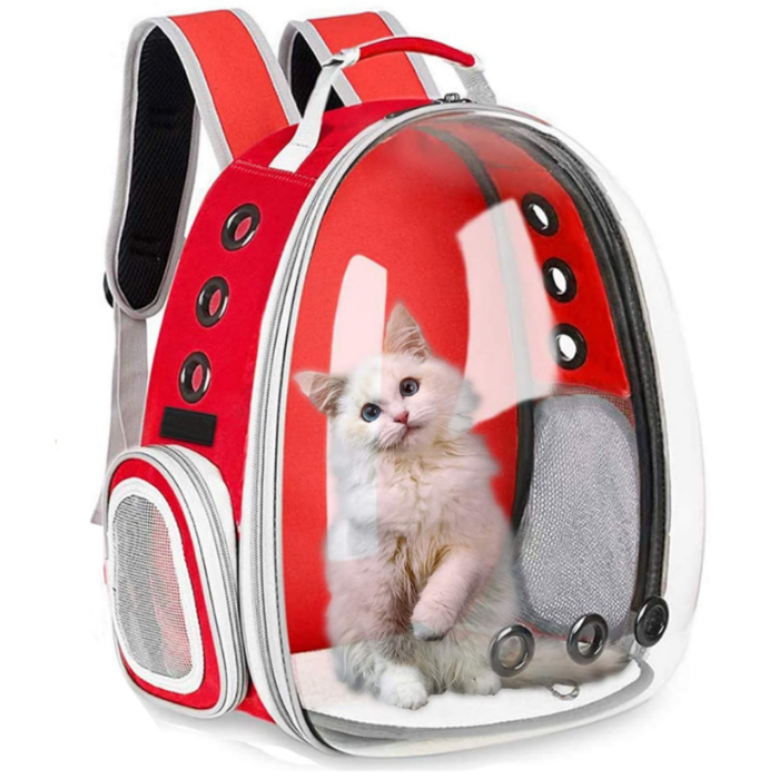 Mochila De Viaje Con Capsula Para Mascotas.