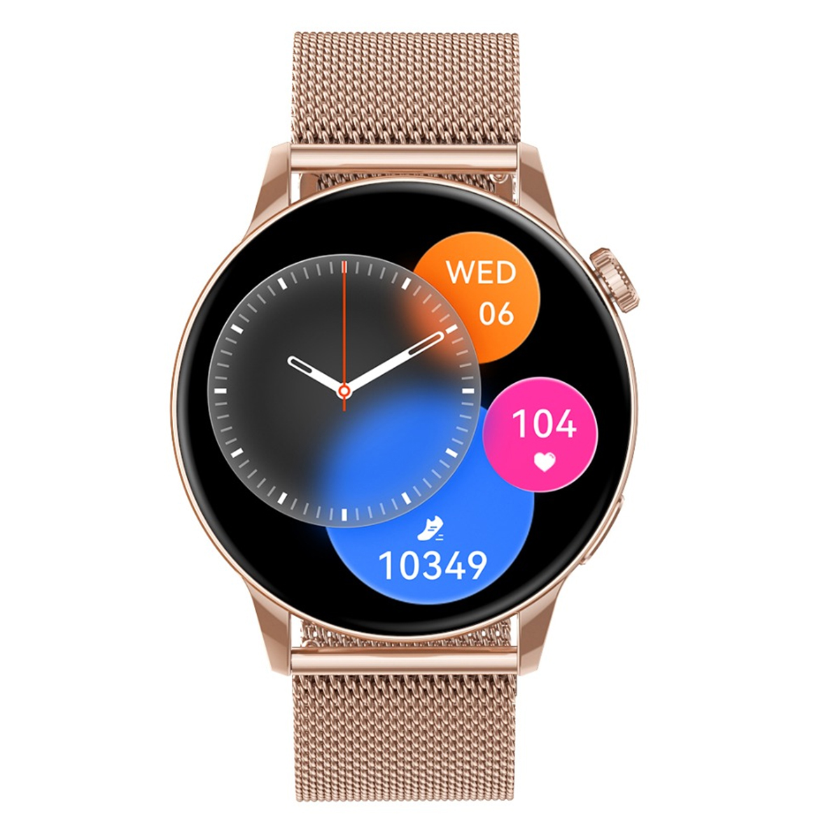 Smartwatch Reloj Metal Fralugio Hd1 Full Touch De Lujo