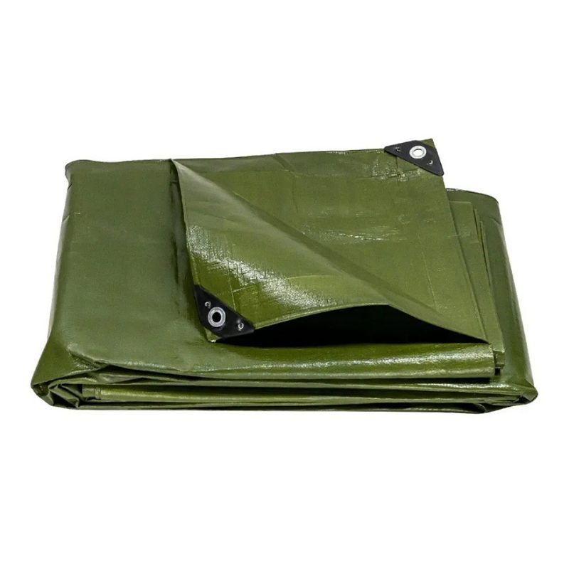 Lona Uso Rudo, Verde Olivo, 4 X 6 M, Alta Proteccion Uv.