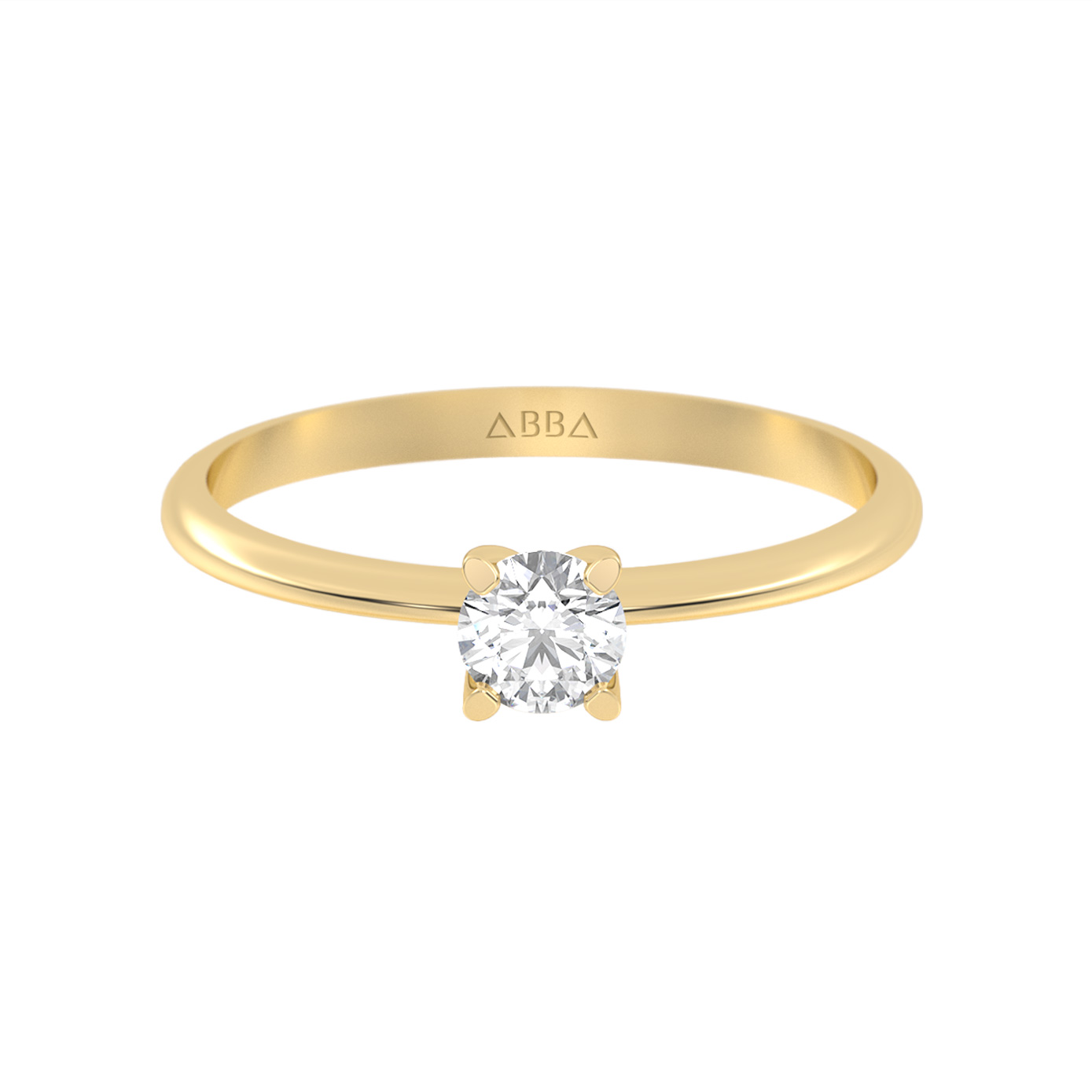 ANILLO DE PROMESA ORO AMARILLO 10K AILYN ABBA JOYAS