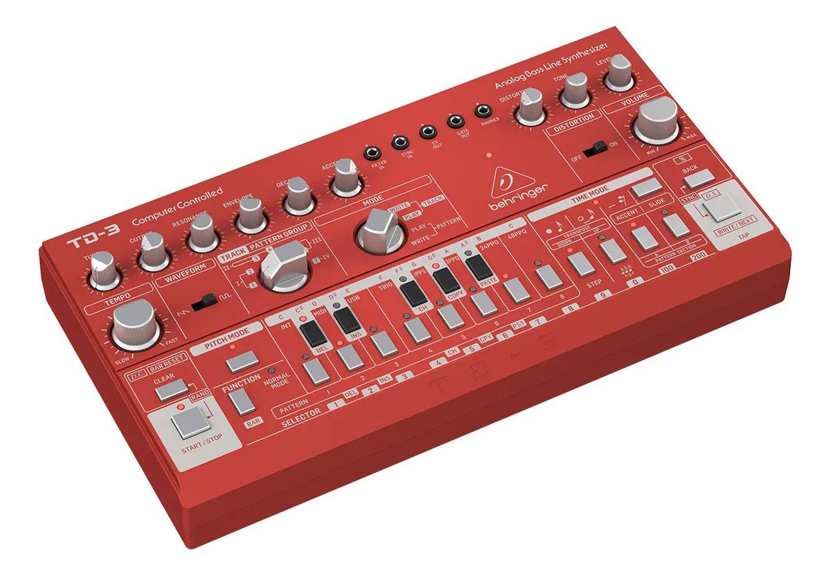 Sintetizador Anàlogo Behringer Modelo TD-3-RD.