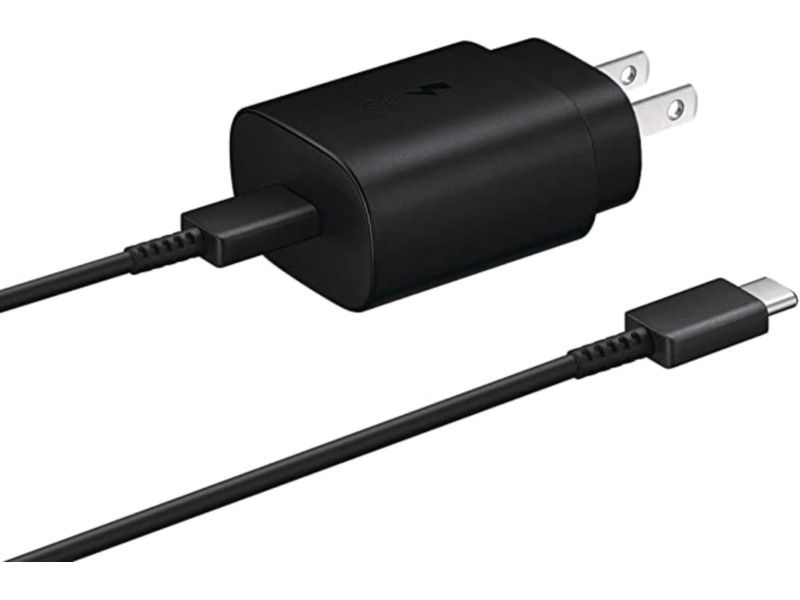 Cargador Original Samsung 25W con Cable Super Fast Charge - Negro