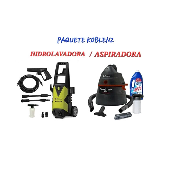 HIDROLAVADORA HL270V + ASPIRADORA SANITIZANTE WD-309S