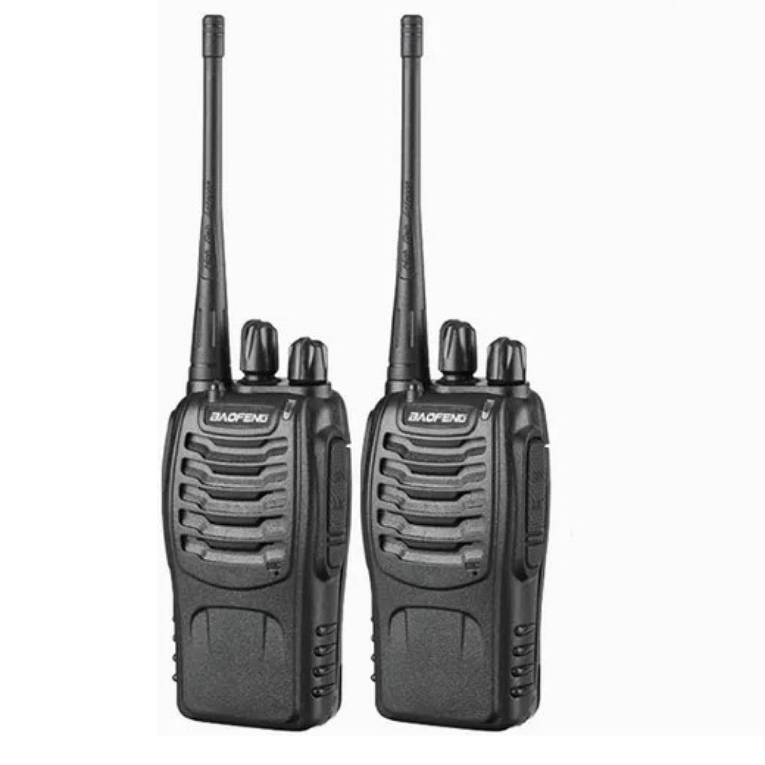 2 Radios Baofeng Bf-888s Uhf Con Manos Libres Set-2