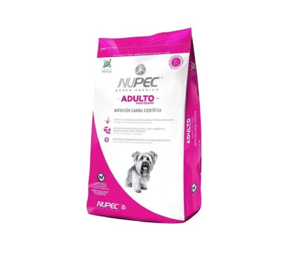  2kg Nupec Alimento Perro Croqueta Adultos Razas Pequeñas.