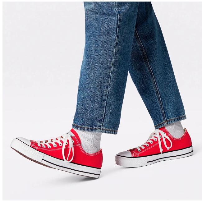 Tenis CONVERSE Chuck Taylor All Star Choclo_rojo UnisexM9696C