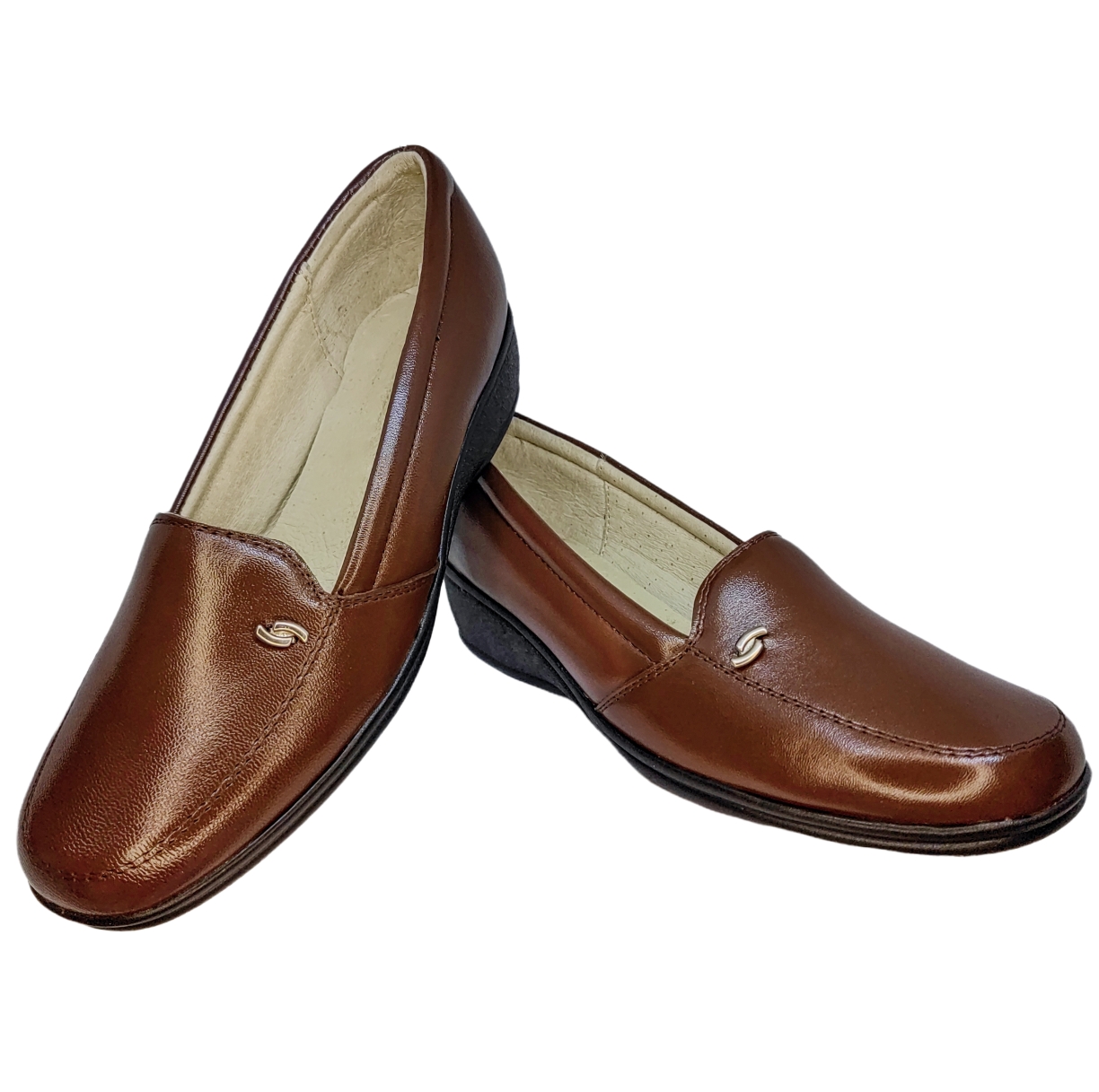 Zapato Casual Confort Piel Borrego Cómodo Acojinado 22/27 H61.