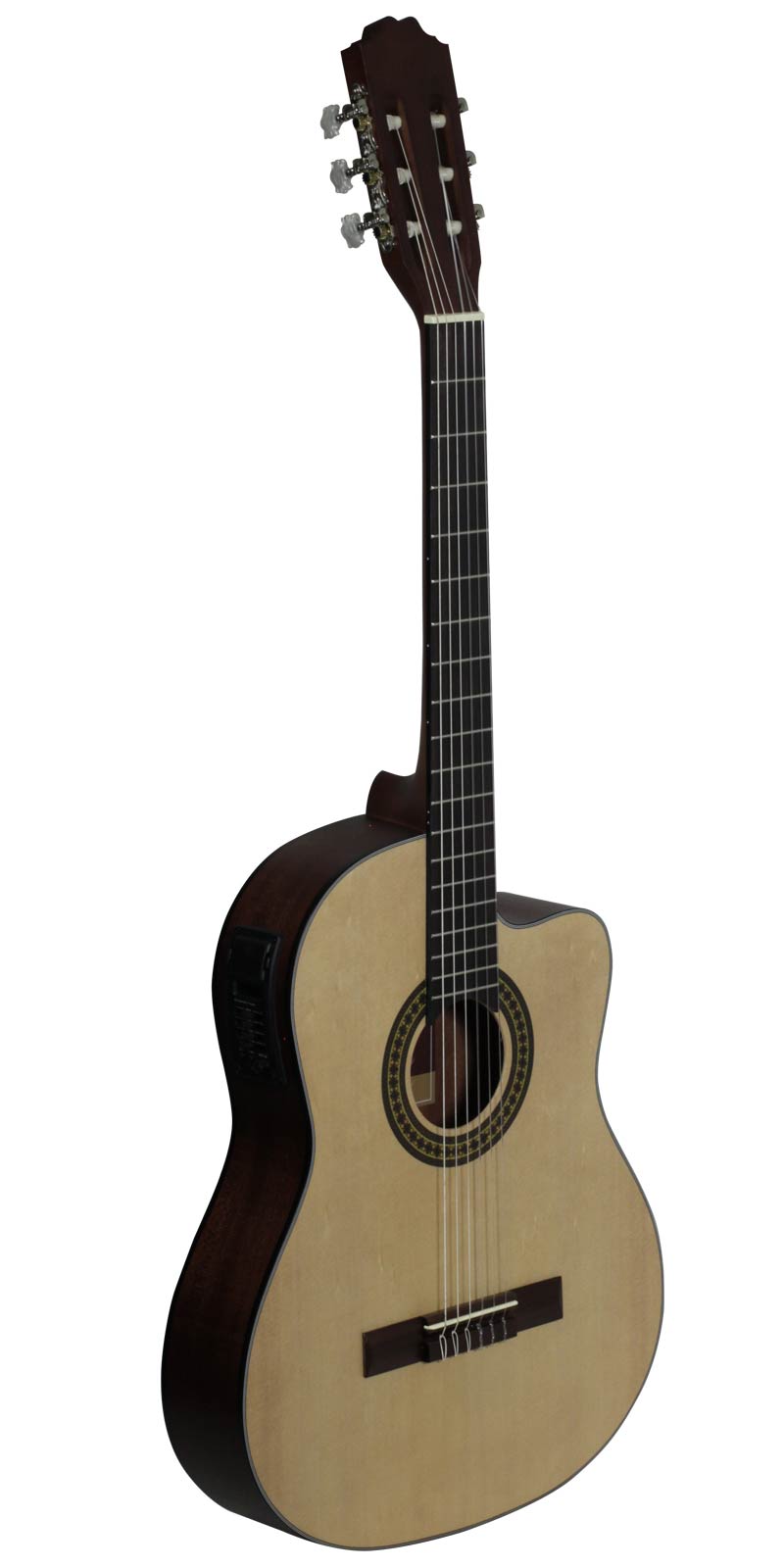 Guitarra La sevillana e/acustica UN-3CEQ OS