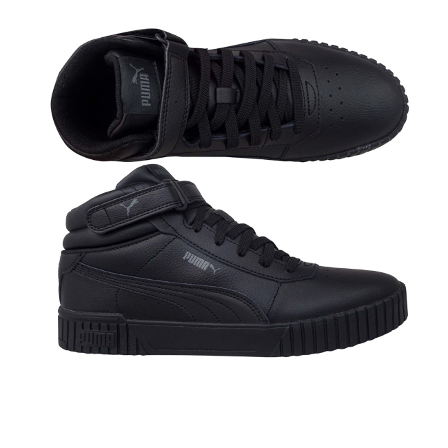 Tenis casual puma carina 2.0 MID negro mujer 385851 01 .