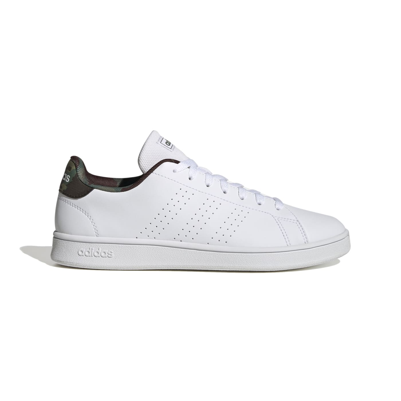 TENIS ADIDAS HOMBRE BLANCO ADVANTAGE BASE GW9283 + CALCETAS DE REGALO.