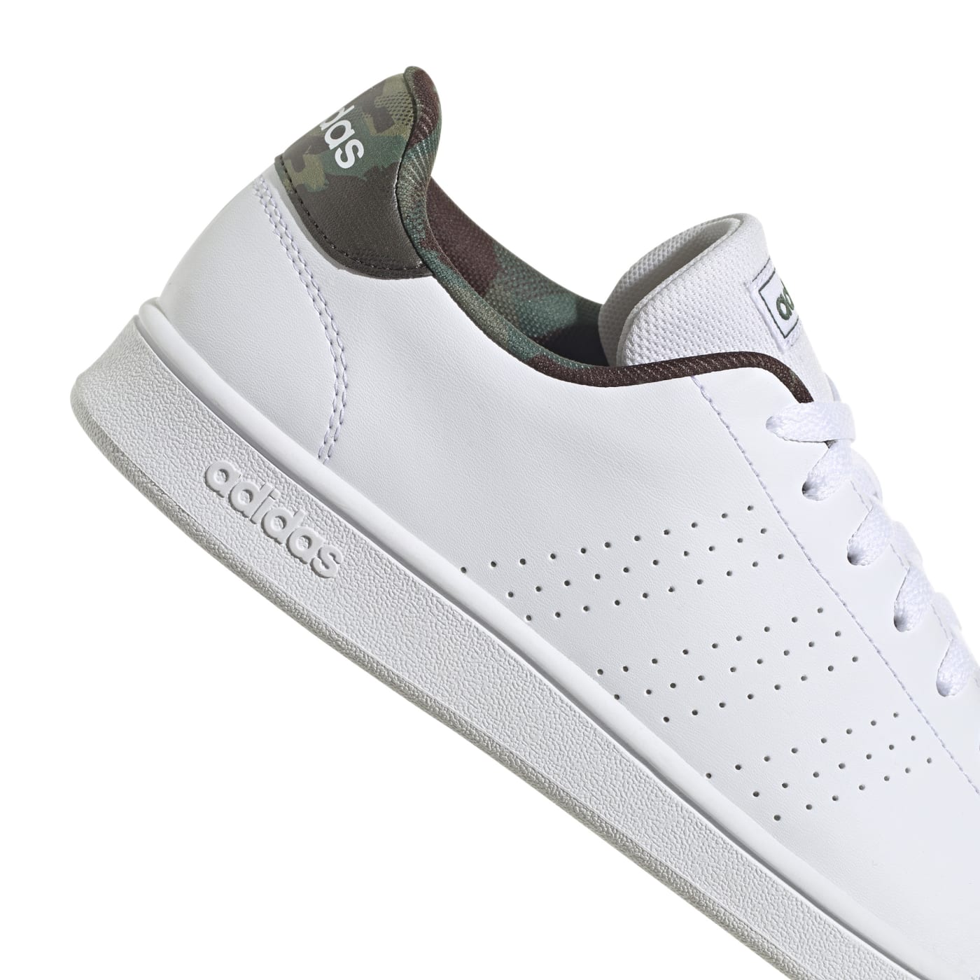 TENIS ADIDAS HOMBRE BLANCO ADVANTAGE BASE GW9283 CALCETAS DE