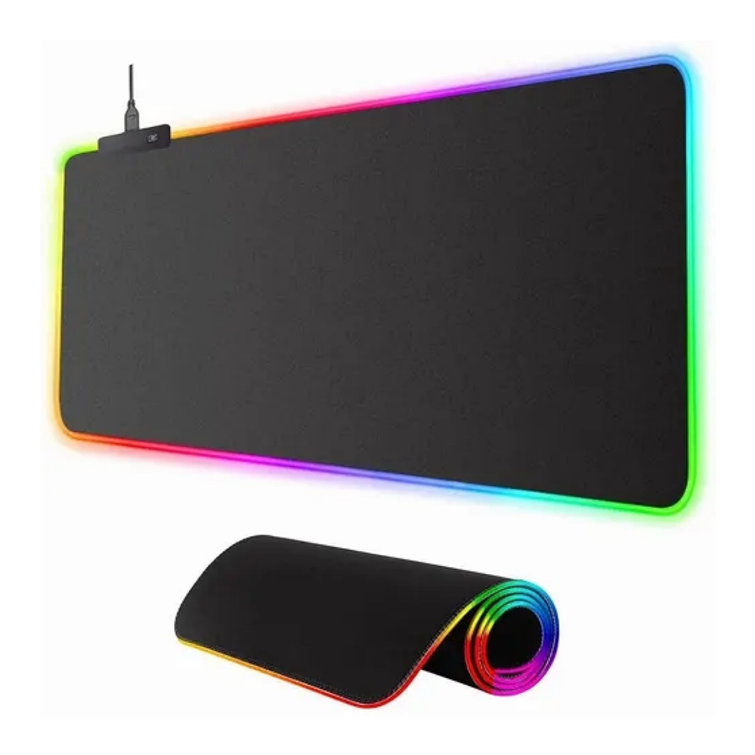 Rgb Mouse Pad Gamer, Base De Goma Antideslizante 800 X 300mm.