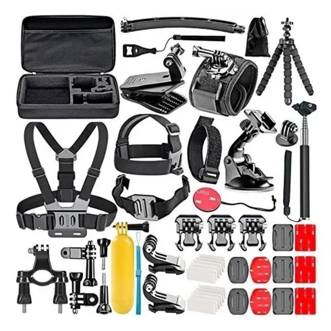 Kit De Accesorios Cámara De Acción 50 En 1 Para Gopro Héroe.