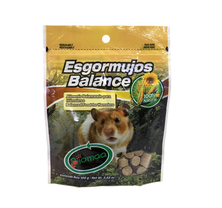 Esgormujos Balance Alimento para Hamsters 100 gr  3pzs - Biomaa 