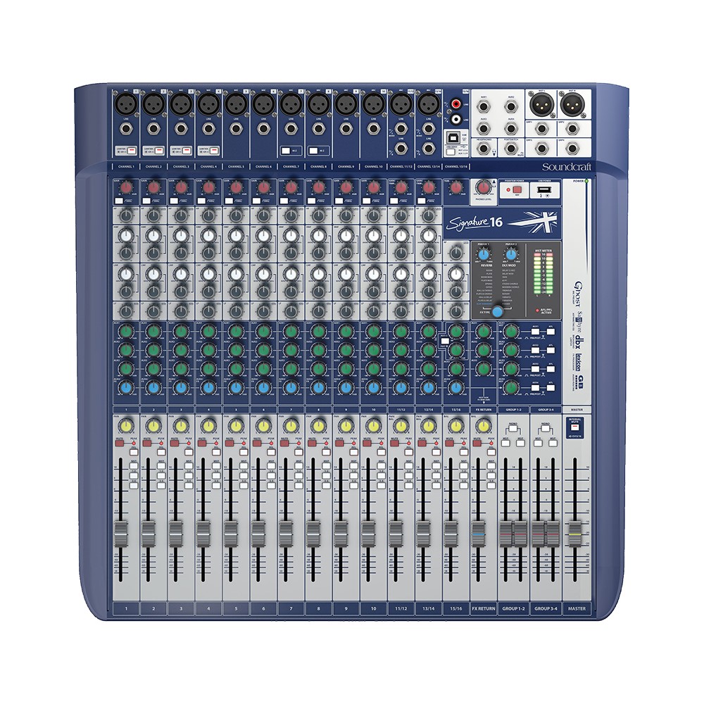 Mezcladora Analógica SOUNDCRAFT Signature 16 ,16 Canales