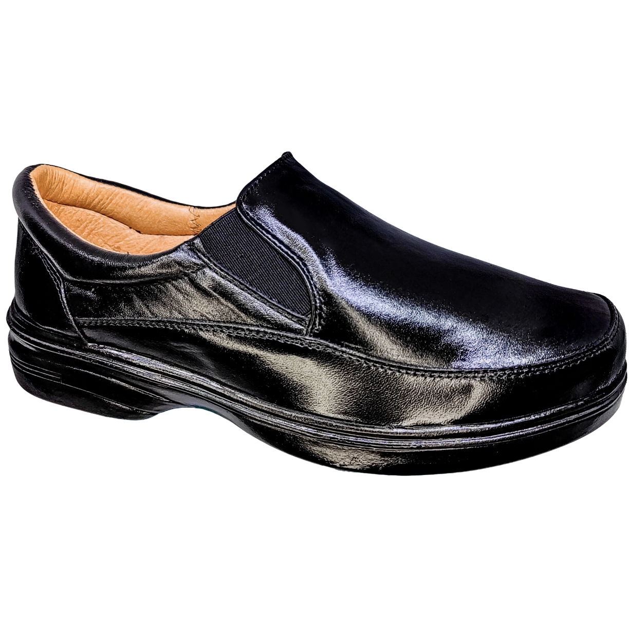 Calzado Especial Para Pie Delicado Y Diabético Para Hombre Resorte Mocasín.